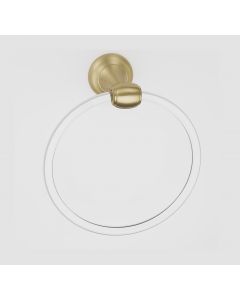 Satin Brass 6" [152.50MM] Towel Ring by Alno - A7340-SB