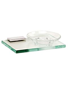 Polished Chrome 1-3/8" [34.93MM] Soap Dish by Alno - A7530-PC