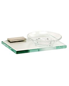 Polished Nickel 1-3/8" [34.93MM] Soap Dish by Alno - A7530-PN