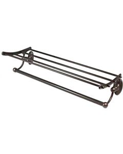 Chocolate Bronze 24" [609.60MM] Towel Rack by Alno - A8026-24-CHBRZ