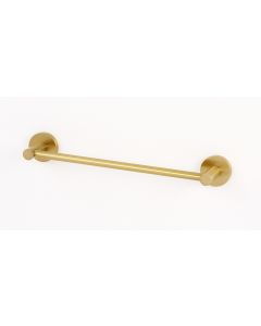 Satin Brass 12" [304.80MM] Towel Bar by Alno - A8320-12-SB