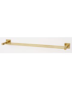 Satin Brass 26" [660.40MM] Double Towel Bar by Alno - A8425-24-SB