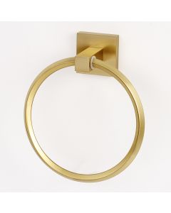Satin Brass 6" [152.50MM] Towel Ring by Alno - A8440-SB