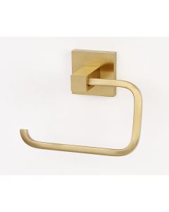 Satin Brass 5-1/2" [139.70MM] Single Post Tissue Holder by Alno - A8466-SB