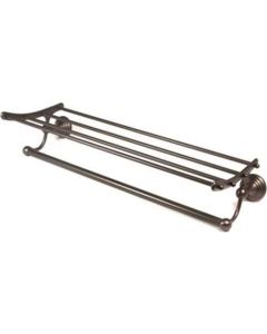 Chocolate Bronze 24" [609.60MM] Towel Rack by Alno - A9026-24-CHBRZ