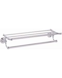 Polished Chrome 24" [609.60MM] Towel Rack by Alno - A9026-24-PC