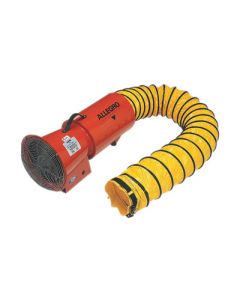 Allegro® 28" X 13 5/8" X 15" 1275 cfm 1/3 hp 120 VAC 3 A Motor Cold Rolled Steel Electric Axial Blower With Canister And 8" X 15' Duct