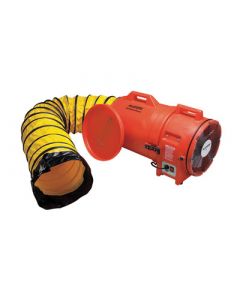 Allegro® 27" X 16" X 17" 1842 cfm 1 hp 110/220 VAC 50/60 Hz Motor Polyethylene Com-Pax-Ial Blower With Canister And 12" X 15' Flexible Duct