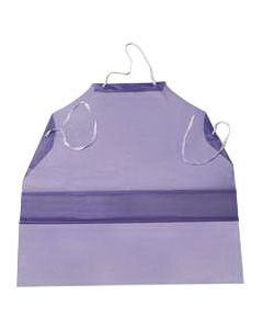 Ansell 33" X 44" Blue CPP™ CB Series 6 mil Vinyl Chemical Protection Apron With Raw Edge
