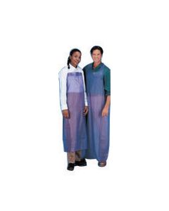 Ansell 33" X 44" Blue CPP™ EC Series 6 mil PVC Chemical Protection Apron With Die Cut Edge