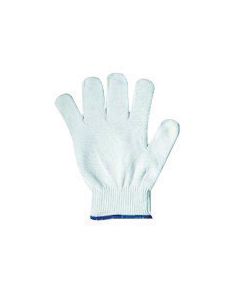 Ansell Size 9 White KleenKnit™ Light Weight Stretch Nylon Low Lint Inspection Gloves With Standard Cuff