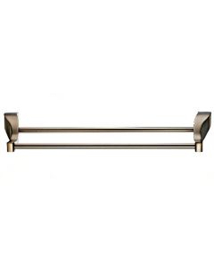 Brushed Bronze 30" [762.00MM] Double Towel Bar by Top Knobs sold in Each - AQ11BB