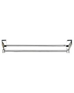 Polished Chrome 24" [609.60MM] Double Towel Bar by Top Knobs sold in Each - AQ9PC