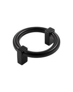 Matte Black 2-1/4" Ring Pull - Bijou Odette Collection by Belwith-Keeler - B075393-MB