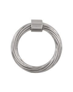 Satin Nickel 2-3/4" Ring Pull - Bijou Sybil Collection by Belwith-Keeler - B076986-SN