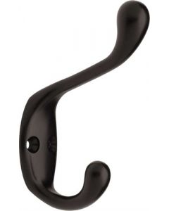 Flat Black 17/32" [13.50MM] Coat And Hat Hook by Liberty sold in Each - B42302Q-FB-C5