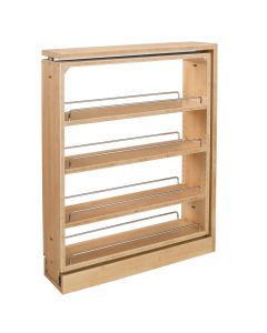 6" Base Filler Pull-Out with Adjustable Shelves Natural, SKU: 432-BF-6C