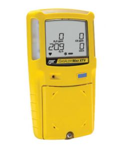 BW Technologies Yellow GasAlertMax XT II Portable Combustible Gas, Carbon Monoxide, Hydrogen Sulphide And Oxygen Monitor With Rechargeable Battery