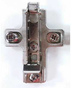 Baseplate Salice Cross Shape Cast/Steel Clip-on PN: BARGR09/16 0mm Height 