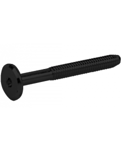 1/4-20 X 1-3/8" Hex Drive Joint Connector Bolt 17mm Diameter Head .984 inch threading length Black Oxide Finish
