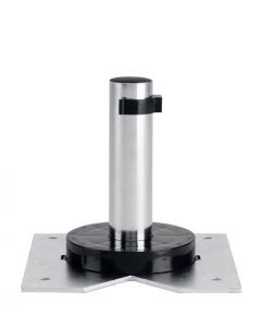 Bottom Mount Hardware with Large Hub (1 Shelf Set) Zinc
