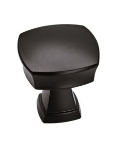 Matte Black 3" Knob, Stature by Amerock - BP11287FB