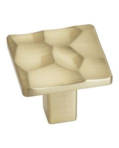 Golden Champagne 30mm Square Knob, Kamari by Amerock - BP36821BBZ