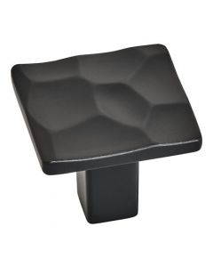 Matte Black 30mm Square Knob, Kamari by Amerock - BP36821MB