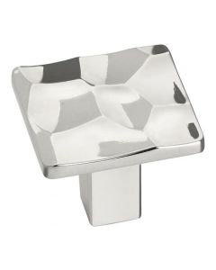 Polished Nickel 30mm Square Knob, Kamari by Amerock - BP36821PN
