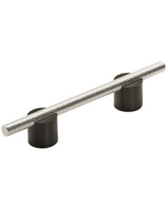 Matte Black/Polished Nickel 96mm Pull - Transcendent by Amerock - 741496MBPN