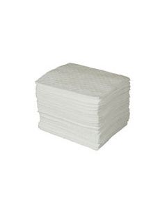 Radnor® 15"  X 17" Heavy Weight Oil Sorbent Pads Perforated At 7 1/2"