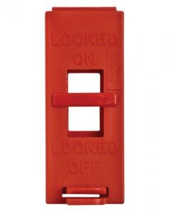 Brady® Red Polypropylene Wall Switch Lockout