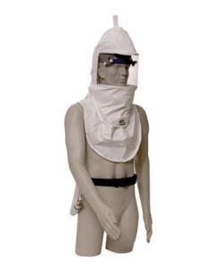 Bullard® Tychem® QC CC20 Series Double Bibbed Hood System (Includes Hood, 20TG Pinlock Suspension, V35 Breathing Tube Assembly And 4612 Nylon Belt)