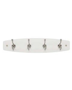 Satin Nickel 16" [406.40MM] Hook Rail by Hickory Hardware - C25000-WSN