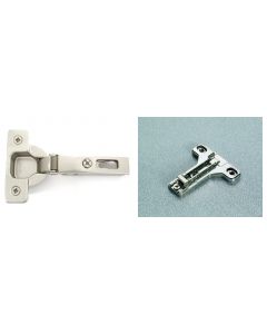 C2RBD99-BAU3R19 Salice Hinge Baseplate Combo 1&#47;2&#34; to 5&#47;8&#34; Overlay 