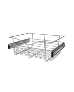 Pull-Out Closet Basket, 18W x 14D x 7H Chrome CB-181407CR-1