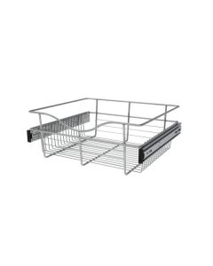 Pull-Out Closet Basket, 18W x 16D x 7H Chrome CB-181607CR-1