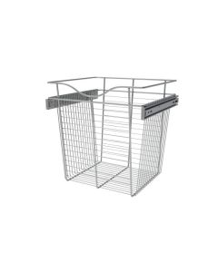 Pull-Out Closet Basket, 18W x 16D x 18H Chrome CB-181618CR-1