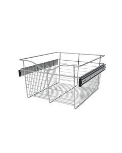 Pull-Out Closet Basket, 18W x 20D x 11H Chrome CB-182011CR-1