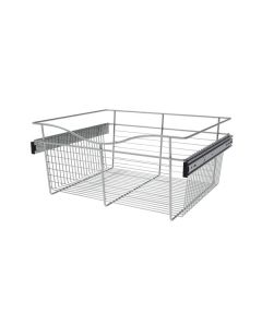 Pull-Out Closet Basket, 24W x 20D x 11H Chrome CB-242011CR-1