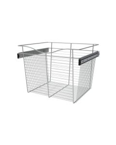 Pull-Out Closet Basket, 24W x 20D x 18H  Chrome CB-242018CR-1