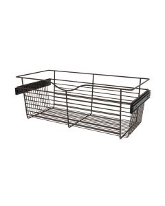 Pull-Out Closet Basket, 30W x 14D x 11H Oil Rubbed Bronze CB-301411ORB-1