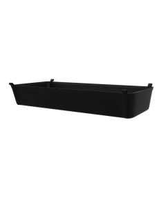 Closet Liner for 30"W x 14"D x 7"H Closet Basket Black CBL-301407-B-1