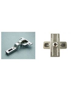 CFA7G99-B2V3BC9 Salice Hinge Baseplate Combo -3mm to 2mm Overlay 