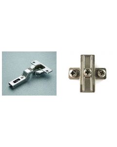 CFA7G99-B2VGBC9 Salice Hinge Baseplate Combo -3mm to 2mm Overlay 