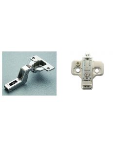 CFA7P99-BAR3L69 Salice Hinge Baseplate Combo -5mm to 0mm Overlay 