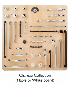 Top Knobs Chareau Collection Display Board on Maple