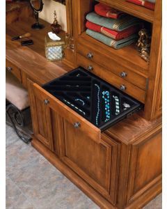 24" x 14" Side Mount Jewelry Drawer with Slides Black CJD-2414