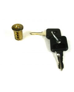Lock Core 001 Brass Finish + 2 Keys (CL1/3CC-02C001) - DISCONTINUED