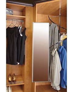 Pullout Closet Mirror Chrome
